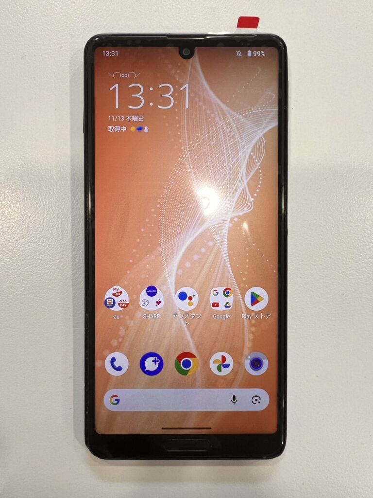 AQUOSの画面を修理