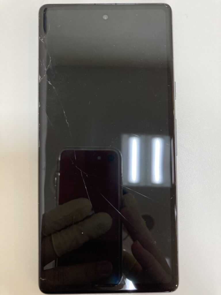 ガラス割れしたGooglePixel7a