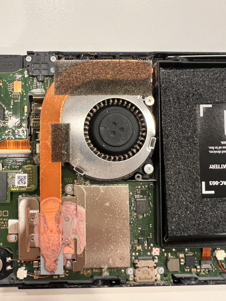 Nintendo Switchのファン修理