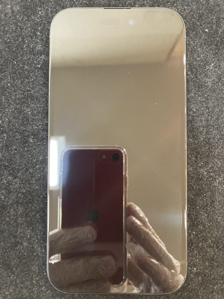 スマップル下関店でスマホコーティングをしたiPhone16