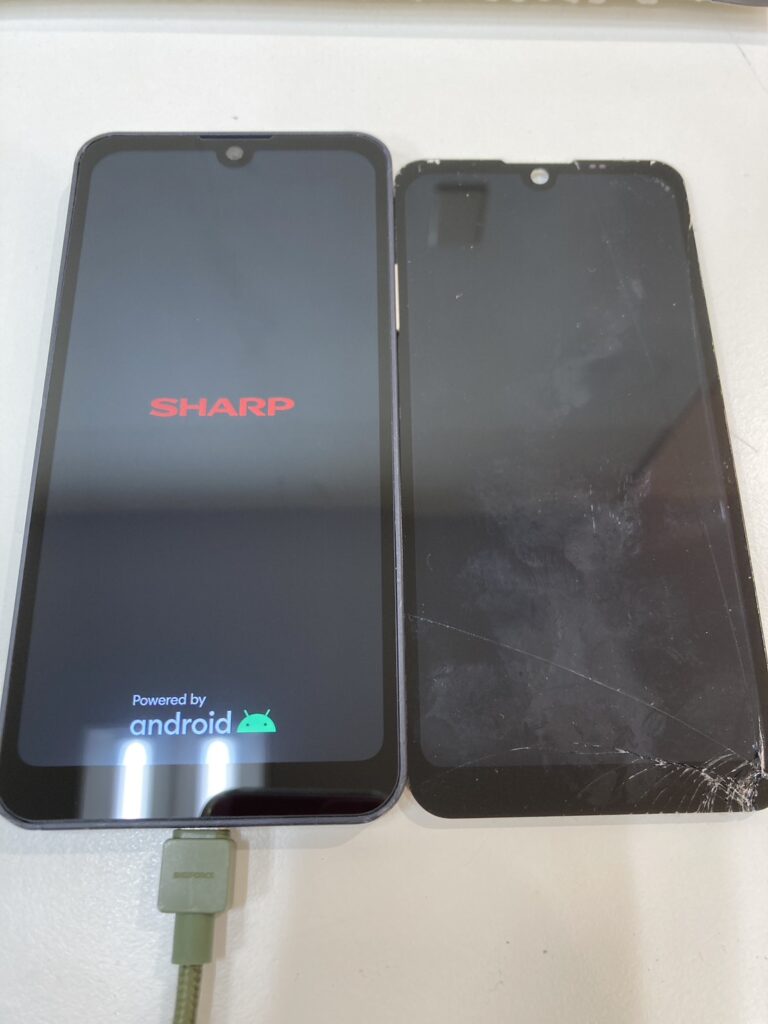 アクオス ウィッシュ 画面修理