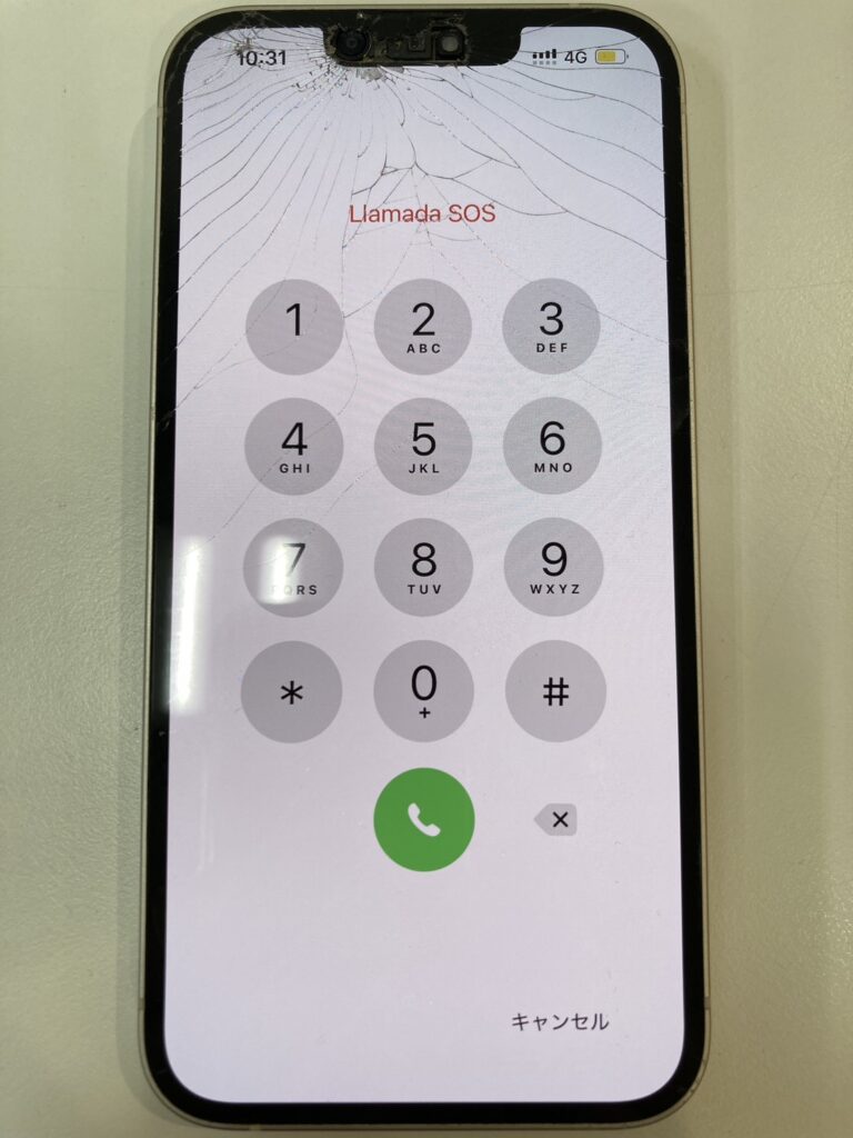 iPhone14 画面割れ